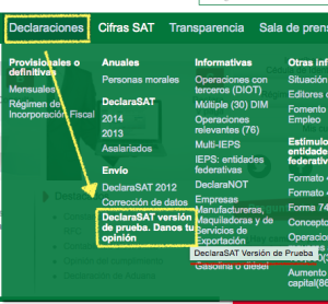 El SAT pone a prueba la versión "DeclaraSAT"
